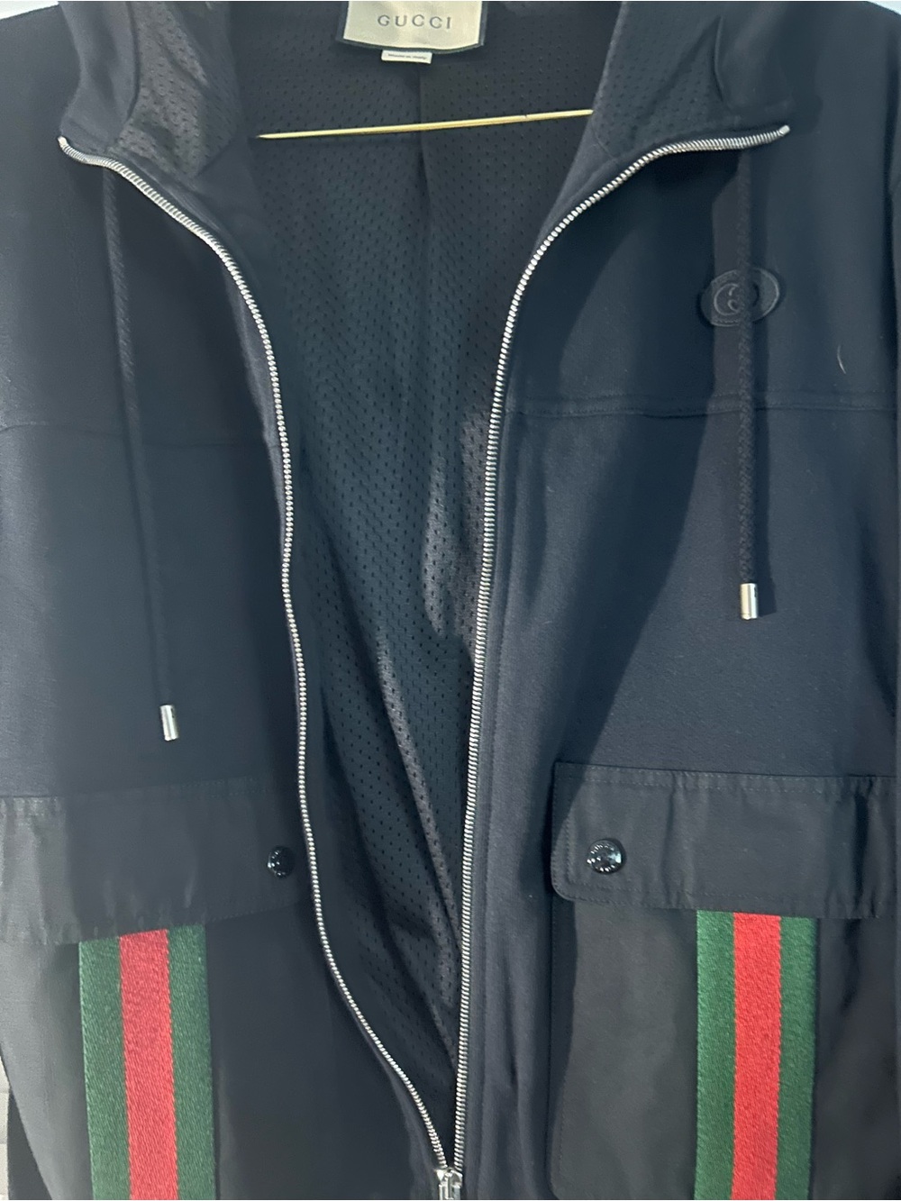 COTTON JERSEY HOODED JACKET. - Picture 4 of 12